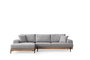 Atelier Del Sofa Eti Oak Left - Gris